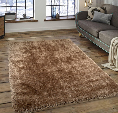 HR CARPET Beige Polyester Area Rug(3 ft.,  X 5 ft., Rectangle)