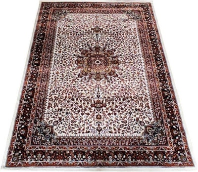 IP FASHION 180 cm  X 270 cm Polyester, Silk Carpet(Rectangle, Multicolor)