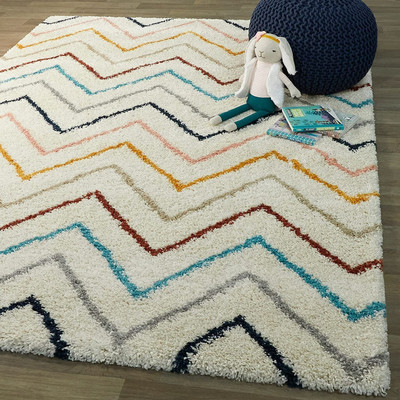 SR Handloom Multicolor Polyester Carpet(6 ft,  X 2 ft, Rectangle)