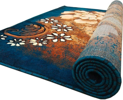 R CARPETS Multicolor Silk Carpet(5 ft,  X 7 ft, Rectangle)