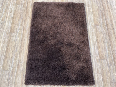 HR CARPET Brown Polyester Carpet(60 cm,  X 90 cm, Rectangle)