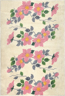 Saral Home Multicolor Cotton Carpet(180 cm,  X 120 cm, Square)
