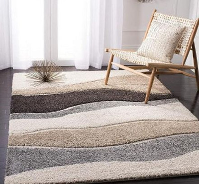 KAALENRIDE 90 cm  X 150 cm Polyester Carpet(Rectangle, Multicolor)