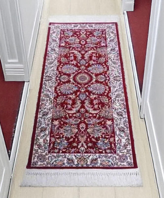 Albasir Maroon Wool Carpet(60.96 cm,  X 152.4 cm, Rectangle)