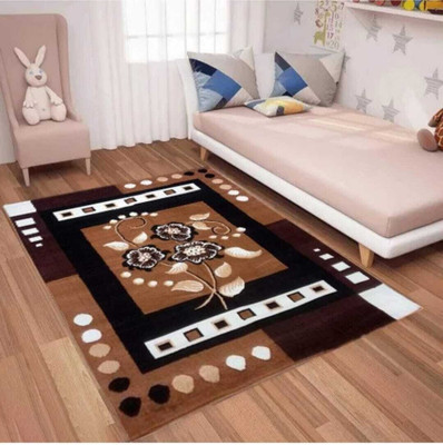 KAYNAT CARPET Multicolor Acrylic Carpet(6 cm,  X 8 cm, Rectangle)