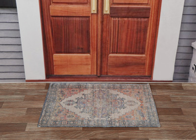 Bella True Multicolor Polyester Dhurrie(60 cm,  X 90 cm, Rectangle)