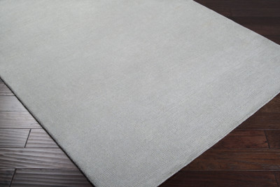 Surya Living Grey Wool Carpet(2 ft,  X 3 ft, Rectangle)