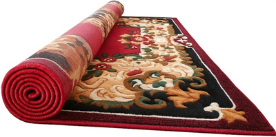 Samjeeda Handloom carpets Multicolor Silk Carpet(150 cm,  X 210 cm, Rectangle)