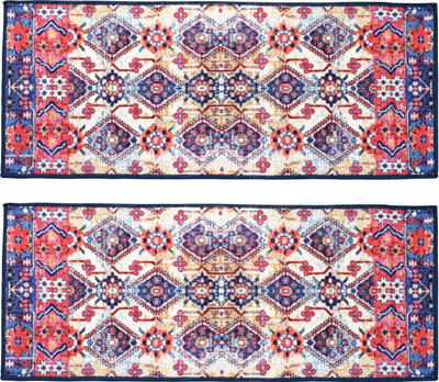 STATUS Multicolor Polypropylene Runner(57 cm,  X 140 cm, Rectangle)