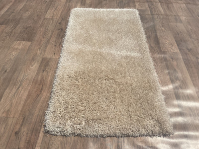 TAHNOORCARPET 60 cm  X 120 cm Polyester Carpet(Rectangle, Beige)