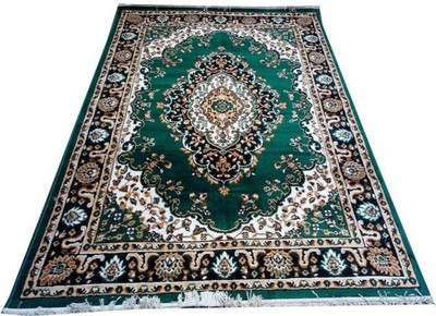 IP FASHION 180 cm  X 243 cm Polyester Carpet(Rectangle, Green)