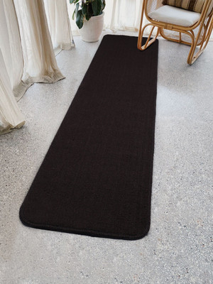 Saral Home Brown Polyester Runner(43 cm,  X 180 cm, Rectangle)