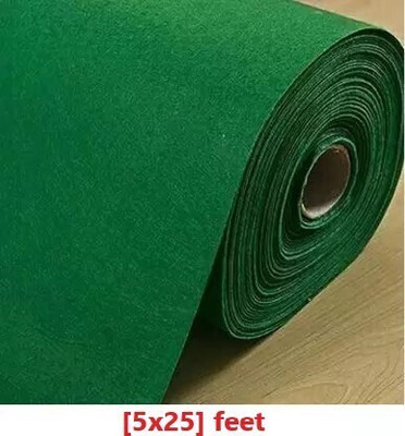 AfCarpets Green Synthetic Carpet(152 cm,  X 762 cm, Rectangle)