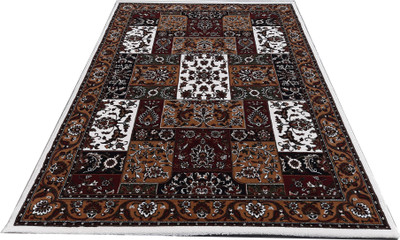 BhCarpet Multicolor Silk Carpet(2 ft,  X 6 ft, Rectangle)