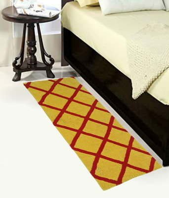 Woolpik Brown Polyester Runner(2 ft,  X 6 ft, Rectangle)