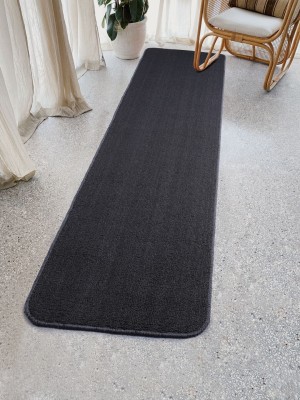 Saral Home Grey Polyester Runner(1 cm,  X 6 cm, Rectangle)