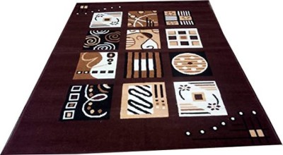 Anabia Brown Silk Carpet(5 ft,  X 7 ft, Rectangle)