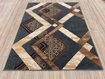 Shag Weaving Silver Wool Carpet(60 cm,  X 180 cm, Rectangle)
