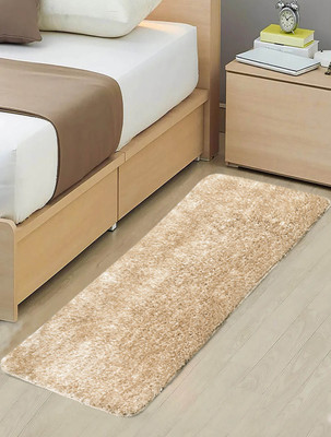 Saral Home Beige Polyester Runner(45 cm,  X 120 cm, Rectangle)