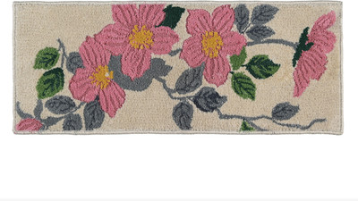 Saral Home Beige Cotton Runner(45 cm,  X 120 cm, Rectangle)