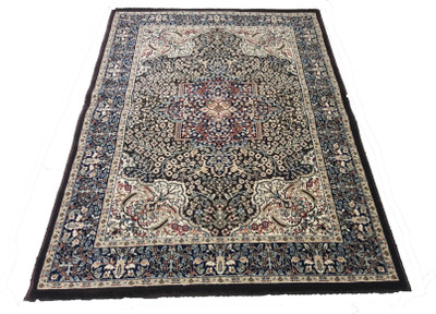 BhCarpet Multicolor Wool Carpet(4 ft,  X 6 ft, Rectangle)