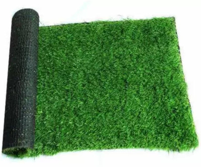CHETANYA LOOMTEX Green Polypropylene Carpet(3 ft,  X 12 ft, Rectangle)