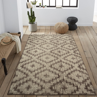 Saral Home 120 cm  X 180 cm Cotton Carpet(Rectangle, Brown)
