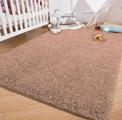 Samjeeda Handloom carpets Brown Silk Carpet(90 cm,  X 150 cm, Rectangle)