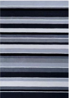 Carpe Natura Black, Grey, White Wool, Viscose Area Rug(170 cm,  X 240 cm, Rectangle)