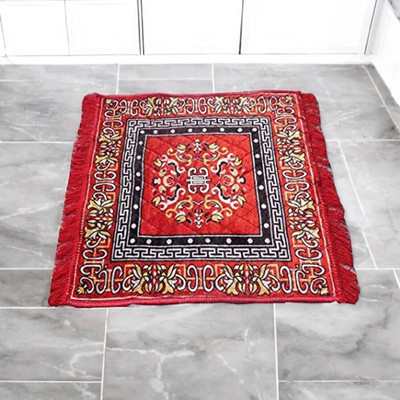 V.R.ENTERPRISES Red Velvet Carpet(61 cm,  X 61 cm, Square)