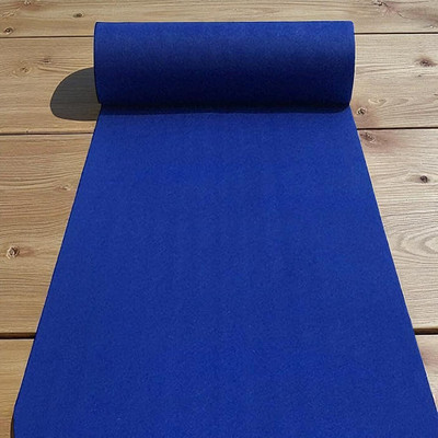 VSTUCART Blue Acrylic Carpet(61 cm,  X 152 cm, Rectangle)