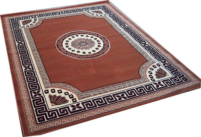 HASSANCARPETS 5 cm  X 7 cm Acrylic Carpet(Rectangle, Multicolor)