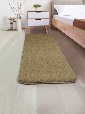 Saral Home Gold Polypropylene Runner(60 cm,  X 200 cm, Rectangle)