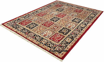 HASSANCARPETS 5 cm  X 7 cm Acrylic Carpet(Rectangle, Multicolor)