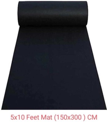 Samjeeda Handloom carpets Black Synthetic Carpet(152 cm,  X 304 cm, Rectangle)