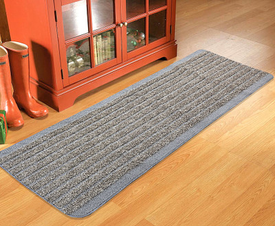 Saral Home Grey Polyester Runner(65 cm,  X 200 cm, Rectangle)