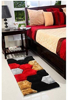 RM Handloom Multicolor Blended, Polyester Runner(2 ft,  X 3 ft, Rectangle)