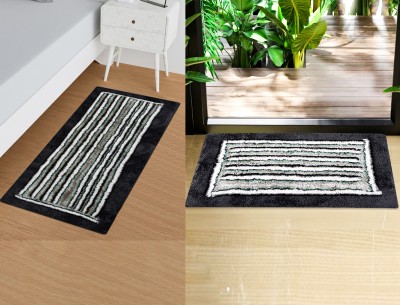 KUBER INDUSTRIES Grey Velvet Runner(140 cm,  X 56 cm, Rectangle)