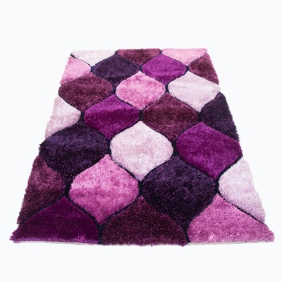Saba Purple Polyester Carpet(60.96 cm,  X 182.88 cm, Rectangle)