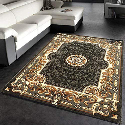 BhCarpet Multicolor Acrylic Area Rug(6 ft,  X 8 ft, Rectangle)
