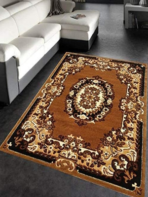 Ra handloom carpet Grey Silk Carpet(150 cm,  X 210 cm, Rectangle)