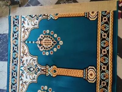 ato Light Blue Silk Carpet(120 cm,  X 1500 cm, Rectangle)