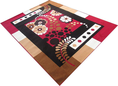 Acarpet Red Acrylic, Silk Carpet(6 cm,  X 8 cm, Rectangle)