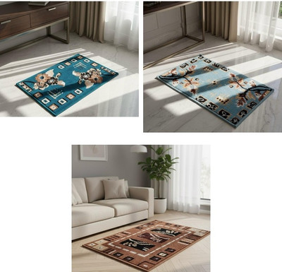 ADIB CARPET 30 cm  X 50 cm Acrylic Runner(Rectangle, Multicolor)