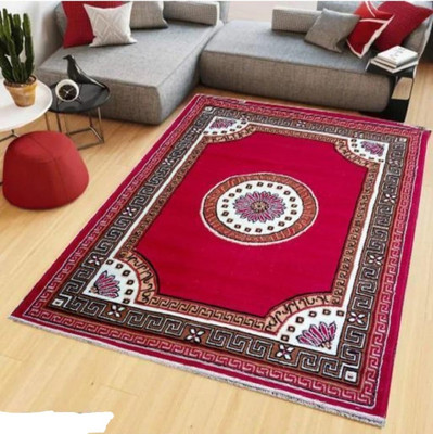 Acarpet Red Acrylic, Polypropylene Carpet(6 cm,  X 235.5 cm, Rectangle)
