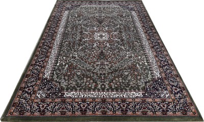 Shag Weaving Multicolor Silk Carpet(4 ft,  X 6 ft, Rectangle)