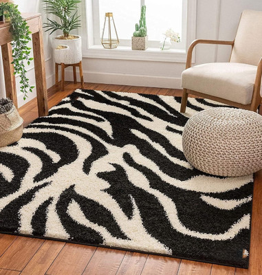 RM Handloom Multicolor Polyester Carpet(152.4 cm,  X 213.36 cm, Rectangle)