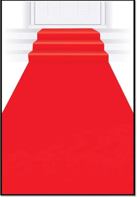 Carpetweaver 240 cm  X 300 cm Acrylic, Plastic, Synthetic Carpet(Rectangle, Red)