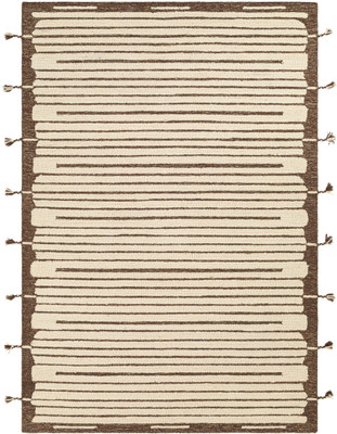 Surya Living Beige, Brown Wool Carpet(2 ft,  X 3 ft, Rectangle)