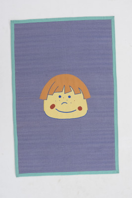 UB Home and Decor Blue Cotton Area Rug(60 cm,  X 90 cm, Rectangle)